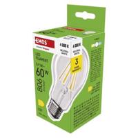 Emos LED žárovka Filament A60 / E27 / 5,9 W (60 W) / 806 lm / neutrální bílá ZF5D43