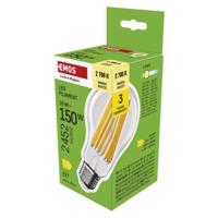 Emos LED žárovka Filament A70 / E27 / 18 W (150 W) / 2452 lm / teplá bílá ZF5D82