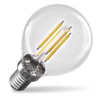 EMOS Lighting LED žárovka Filament Mini Globe  A CLASS/ E14 / 3,8 W (60 W) / 806 lm / teplá bílá ZF1A42