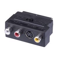 Emos Redukce SCART na 3x CINCH + SVHS adaptér K9304