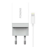 Foneng 1xUSB K210 síťová nabíječka + USB Lightning kabel 045594