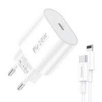 Foneng EU39 1x síťová nabíječka USB PD 3.0 + kabel USB C na Lightning 045586