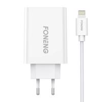 Foneng EU43 1x síťová nabíječka USB + kabel USB Lightning 045591