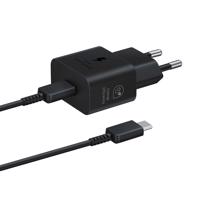 GaN Samsung EP-T2510XBEGEU 25W SFC síťová nabíječka s kabelem USB-C - černá 8806094912029 8806094912029