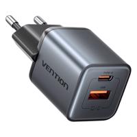 GaN Vention USB-C + USB-A 30W nabíječka (šedá)