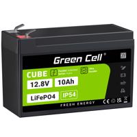 Green Cell CUBE LiFePO4 10Ah 12.8V 128Wh Lithium-iron-phosphate baterie pro výkon a emergency lighting, control panels LFPGC12V10AH neoriginální