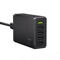 Green Cell GC ChargeSource 5 5xUSB 52W nabíječka s rychlo nabíjením Ultra Charge a Smart Charge CHARGC05