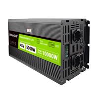 Green Cell PowerInverter LCD 48V 5000W/10000W auto Měnič s  - čistý sinus INVGC48P5000LCD