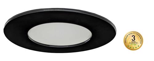 Greenlux LED BONO-R Black 5W WW 650/450lm - Svítidlo LED vestavné typu downlight GXLL080v2