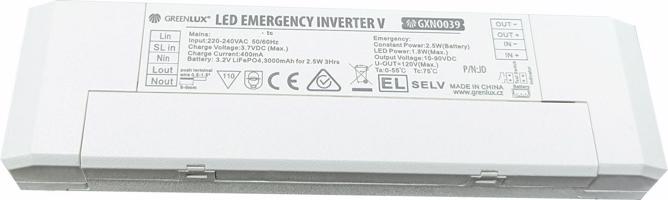 Greenlux LED EMERGENCY INVERTER V - Nouzový modul s baterií GXNO039