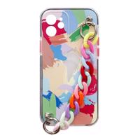 Hurtel Barevné pouzdro s řetízkem gelové pouzdro s elastickým řetízkem a přívěskem pro Samsung Galaxy A22 4G multicolour (4) 5907769332470