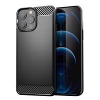 Hurtel Carbon Case flexibilní pouzdro pro iPhone 13 Pro Max černé 5907769326646