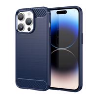 Hurtel Carbon Case iPhone 14 Pro flexibilní gelové zadní pouzdro modré 5907769349539