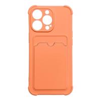 Hurtel Card Armor Case cover for Samsung Galaxy A22 4G card wallet silicone armor case Air Bag orange 5907769335860