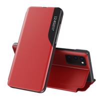 Hurtel Elegantní pouzdro Eco Leather View s flipovým krytem a funkcí stojánku Samsung Galaxy A72 4G červené 5907769324529