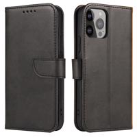 Hurtel Elegantní pouzdro Magnet Case s flipovým krytem a funkcí stojánku pro iPhone 13 Pro Max černé 5907769334030