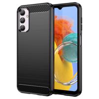 Hurtel Flexibilní pouzdro s karbonovým vzorem pro Samsung Galaxy M14 Carbon Case - černé 5907769357961