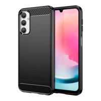 Hurtel Flexibilní pouzdro s karbonovým vzorem pro Samsung Galaxy M34 Carbon Case - černé 5907769357954