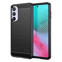 Hurtel Flexibilní pouzdro s karbonovým vzorem pro Samsung Galaxy M54 Carbon Case - černé 5907769357947