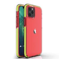 Hurtel Gelové pouzdro Spring Case s barevným rámečkem pro iPhone 13 mini žluté 5907769334986