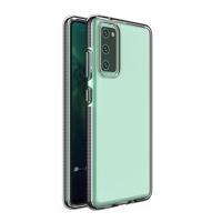 Hurtel Gelové pouzdro Spring Case s barevným rámečkem pro Samsung Galaxy A02s EU černé 5907769325311