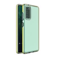 Hurtel Gelové pouzdro Spring Case s barevným rámečkem pro Samsung Galaxy A72 4G žluté 5907769324857