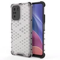 Hurtel Honeycomb pouzdro pancéřový kryt s gelovým rámečkem Xiaomi Redmi K40 Pro+ / K40 Pro / K40 / Poco F3 transparentní 5907769325168