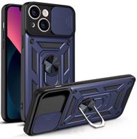 Hurtel Hybrid Armor Camshield iPhone 13 obrněné pouzdro s krytem fotoaparátu modré 5907769349997