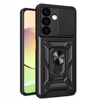 Hurtel Hybrid Armor Camshield pouzdro pro Samsung Galaxy A05s pancéřované s krytem fotoaparátu - černé 5907769360190