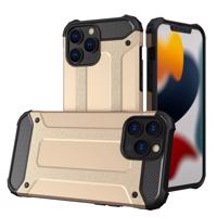 Hurtel Hybrid Armor pancéřovaný hybridní kryt iPhone 13 Pro zlatý 5907769326578