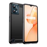 Hurtel Karbonové pouzdro Realme C31 flexibilní silikonové karbonové pouzdro černé 5907769349744