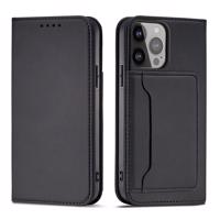 Hurtel Magnet Card Case pro iPhone 13 card wallet case card holder black 5907769342363