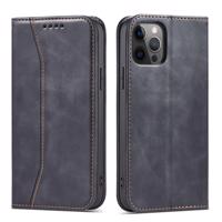 Hurtel Magnet Fancy Case pro iPhone 12 Pro Max peněženka pouzdro držák karet stojánek černá 5907769341595