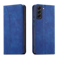 Hurtel Magnet Fancy Case Samsung Galaxy S23 flip cover wallet stand blue 5907769351730