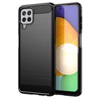 Hurtel Ohebné pouzdro Carbon Case Samsung Galaxy A22 4G černé 5907769326684