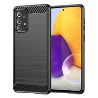 Hurtel Ohebné pouzdro Carbon Case Samsung Galaxy A73 černé 5907769341397