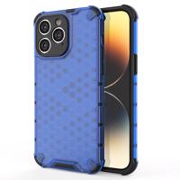 Hurtel Pancéřované hybridní pouzdro Honeycomb iPhone 14 Pro modré 5907769348952