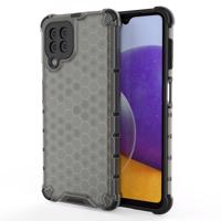 Hurtel Pancéřové pouzdro Honeycomb s gelovým rámečkem Samsung Galaxy A22 4G černé 5907769326912