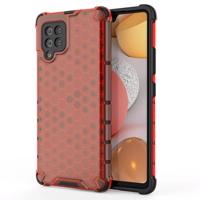 Hurtel Pancéřové pouzdro Honeycomb s gelovým rámečkem Samsung Galaxy A42 5G červené 5907769325205