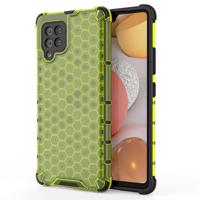 Hurtel Pancéřové pouzdro Honeycomb s gelovým rámečkem Samsung Galaxy A42 5G zelené 5907769325199