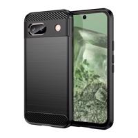 Hurtel Pouzdro Carbon Case pro Google Pixel 8A flexibilní silikonové karbonové pouzdro - černé 5907769359408