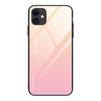 Hurtel Pouzdro Gradient Glass s překryvem z tvrzeného skla pro iPhone 12 mini růžové 5907769323096