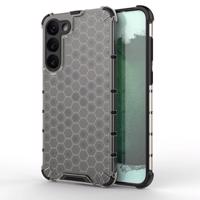 Hurtel Pouzdro Honeycomb pro Samsung Galaxy S23+ pancéřované hybridní pouzdro černé 5907769352171