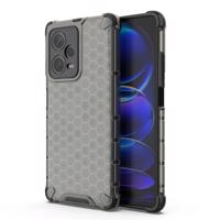 Hurtel Pouzdro Honeycomb pro Xiaomi Redmi Note 12 Pro+ pancéřové hybridní pouzdro černé 5907769355400