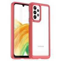 Hurtel Pouzdro Outer Space pro Samsung Galaxy A33 5G s ohebným rámečkem, červené 5907769310706