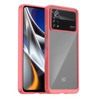 Hurtel Pouzdro Outer Space pro Xiaomi Poco X4 Pro 5G s ohebným rámem červené barvy 5907769310775