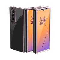 Hurtel Pouzdro Samsung Galaxy Z Fold 4 s kovovým růžovým rámem 5907769349430