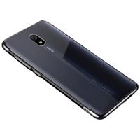 Hurtel Průhledné barevné pouzdro gelové pouzdro s kovovým rámečkem Xiaomi Redmi 8A černé 5907769322471