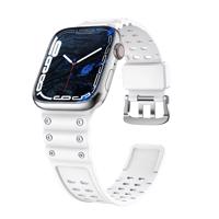 Hurtel Řemínek Triple Protection Apple Watch SE, 9, 8, 7, 6, 5, 4, 3, 2, 1 (41, 40, 38 mm) náramek pásek bílý 5907769354229