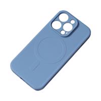 Hurtel Silikonové magnetické pouzdro iPhone 14 Pro Max Silicone Case Magsafe - tmavě modré 5907769355882